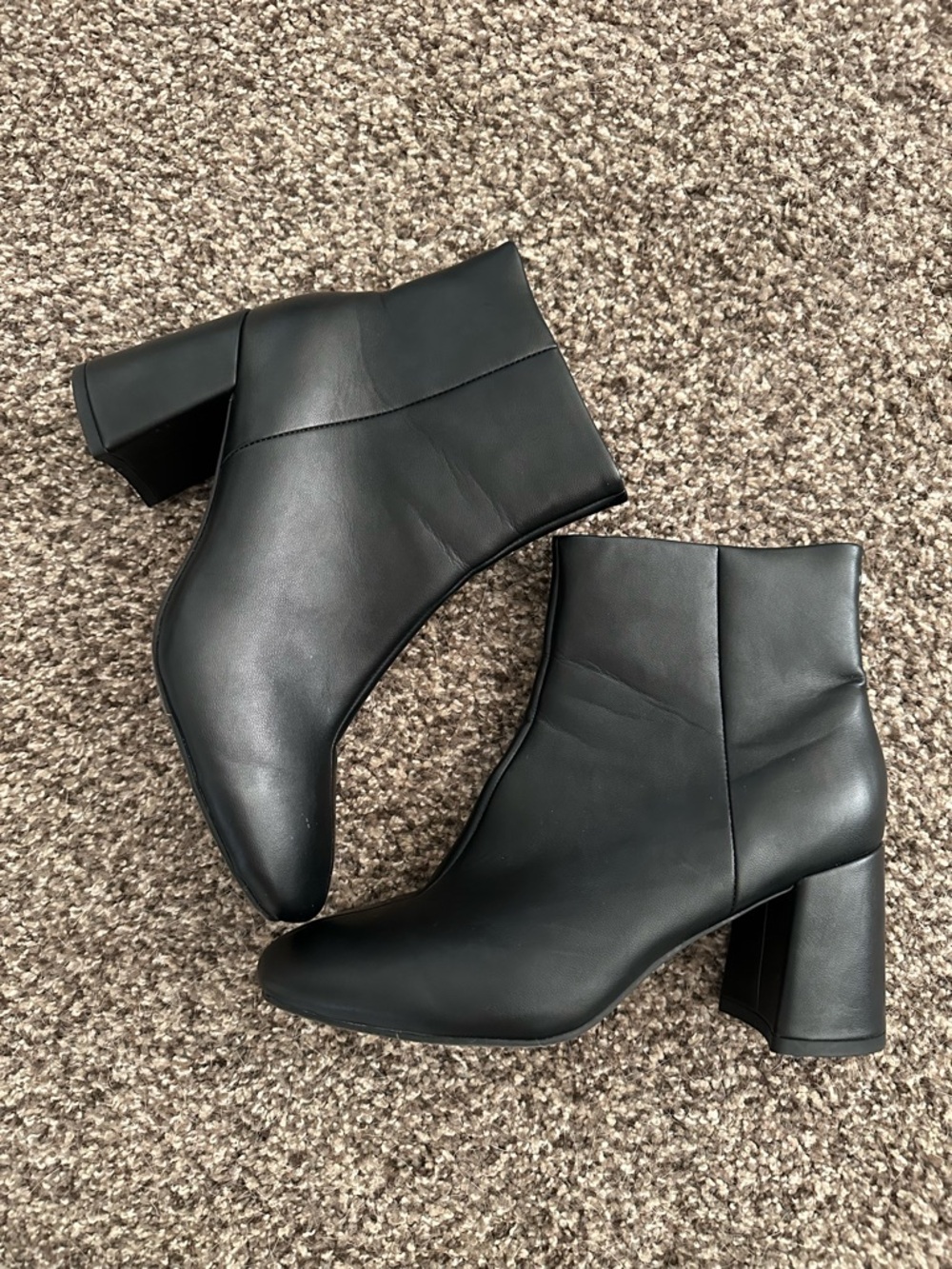 Madden NYC Ankle Boots Square/Round Toe Heeled 3inch Size 10